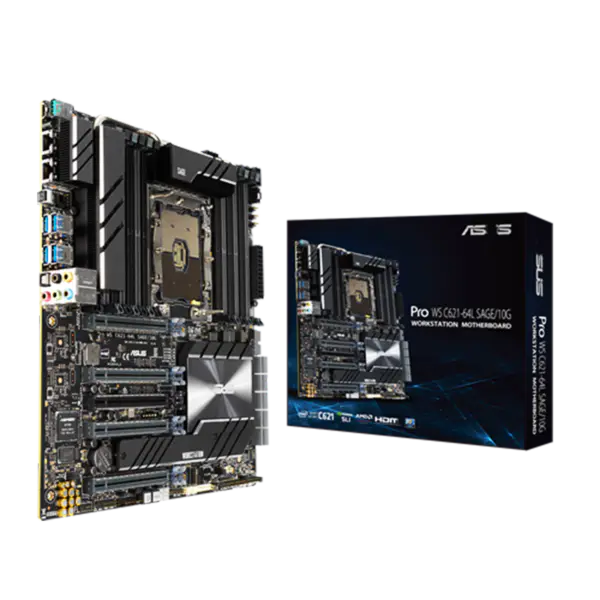 Asus C621 C621e Motherboard Lga 3647 Pro Ws C621 64l Sage 10g