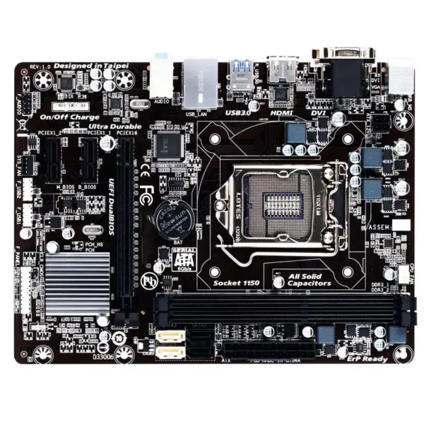 Ga Seconda scheda madre H81 Ddr3 Supporto scheda madre 4th Gen Cpu Lga1150 Ddr3 H81m Hd2