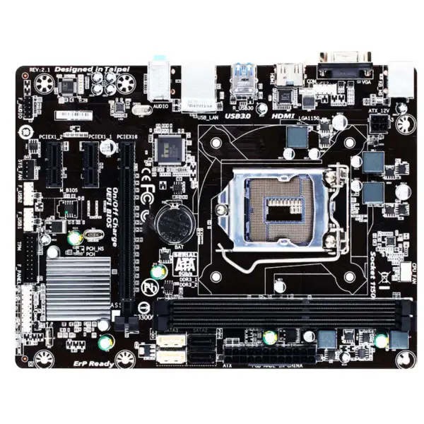 Ga Seconda Scheda Madre H81 Ddr3 Supporto per Cpu di quarta generazione Lga1150 Ddr3 Ga H81m Ds2v H81m-h