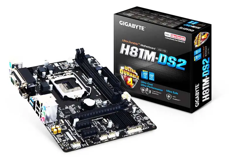 Scheda madre Ga H81 Ddr3 Supporto per cpu di quarta generazione Lga1150 Ddr3 Ga H81m Ds2