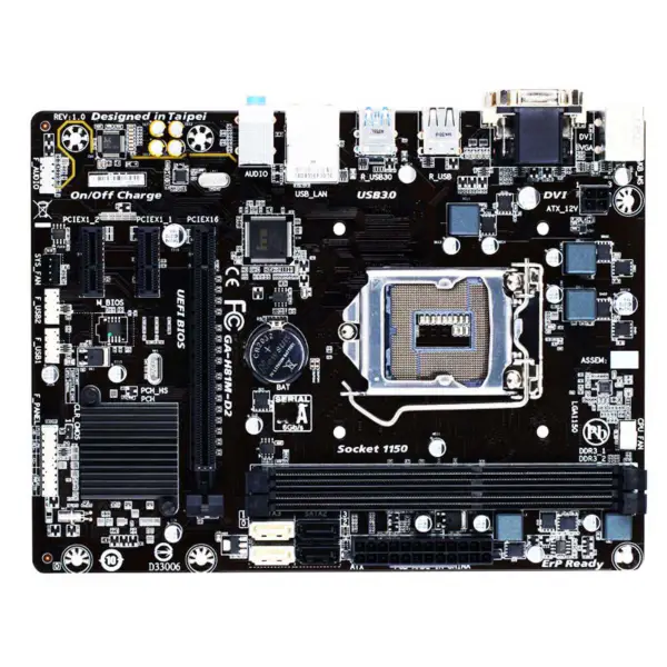 Scheda madre Ga H81 Ddr3 Supporto Cpu di quarta generazione Lga1150 Ddr3 Ga H81m D2