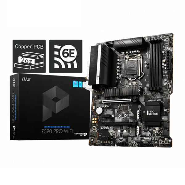 Scheda madre Lga 1200 Z590m Scheda madre Ddr4 10th 11th Gen Z590 Pro Wifi