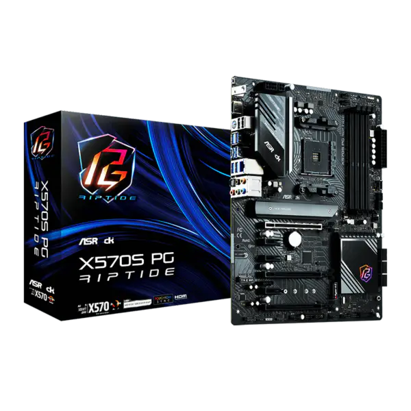 Scheda madre AsRock Am4 2000 3000 4000 serie G 5000 e 5000 serie G X570s Pg Riptide
