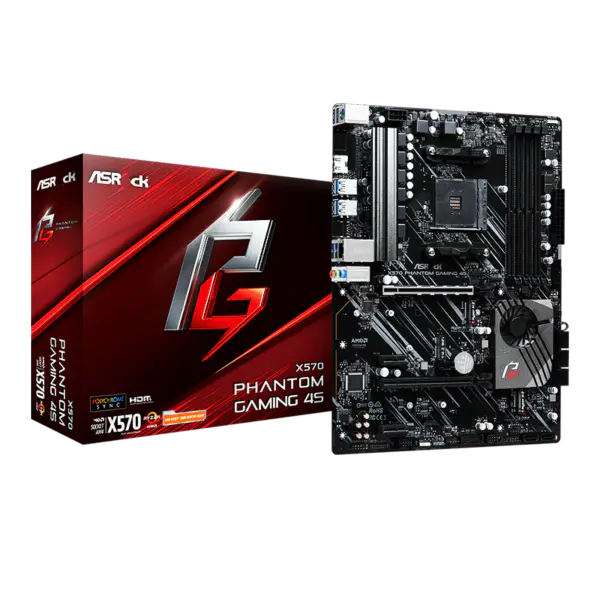 AsRock Scheda madre Am4 Socket 2000 3000 4000 G-series 5000 e 5000 G-series Cpu X570 Phantom Gaming 4s