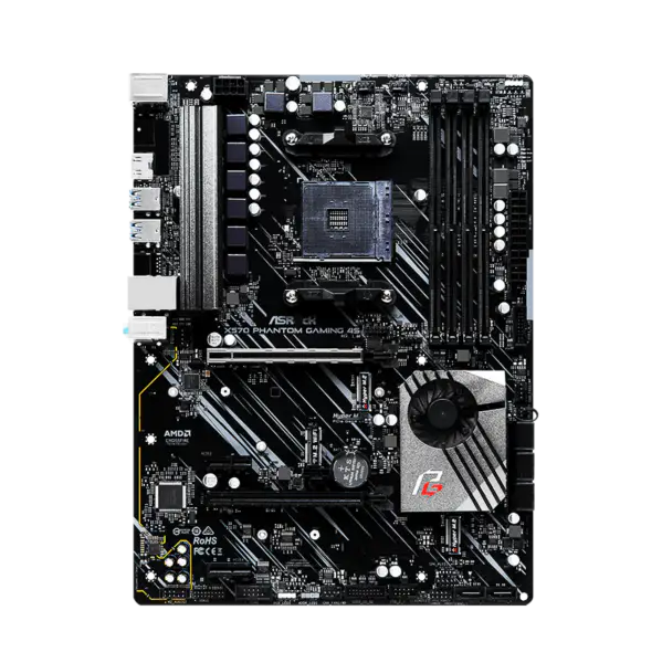 AsRock Scheda madre Am4 Socket 2000 3000 4000 G-series 5000 e 5000 G-series Cpu X570 Phantom Gaming 4s