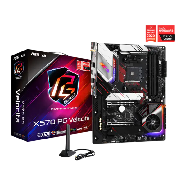 AsRock Scheda Madre Am4 Socket 2000 3000 4000 G-series 5000 E 5000 G-series Cpu X570 Pg Velocita
