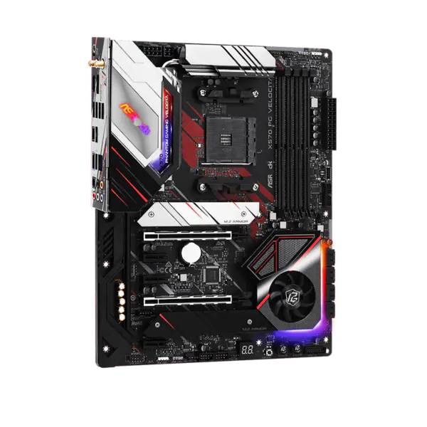AsRock Scheda Madre Am4 Socket 2000 3000 4000 G-series 5000 E 5000 G-series Cpu X570 Pg Velocita