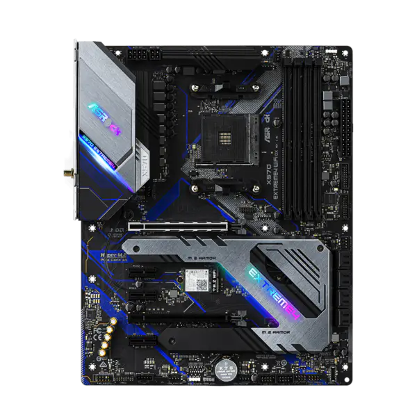 Scheda madre AsRock X570 Extreme4 Am4 Socket 2000 3000 4000 G-series 5000 e 5000 G-series Desktop Processor