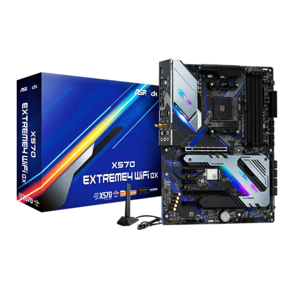 Scheda madre AsRock X570 Extreme4 Am4 Socket 2000 3000 4000 G-series 5000 e 5000 G-series Desktop Processor