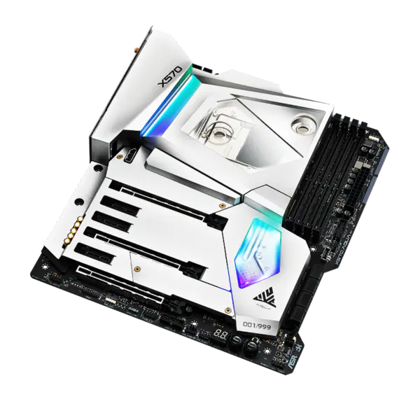 AsRock Pc Motherboard X570 Aqua supporta processori Am4 Socket R 2000 e 3000 Series