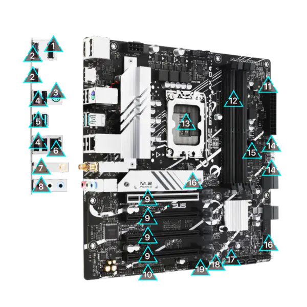 Scheda madre Asus PRIME B760M-A AX D4