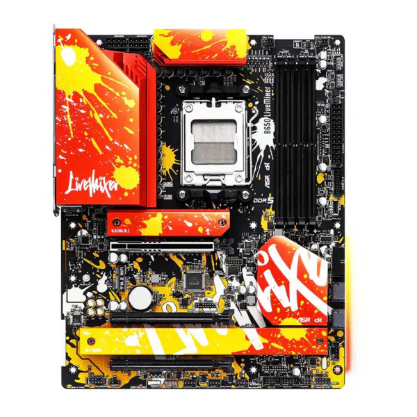 Asrock Atx Scheda Madre B650 Livemixer Ddr5 Am5 Supporto Cpu 7950x 7900x 7700x 7600x B650