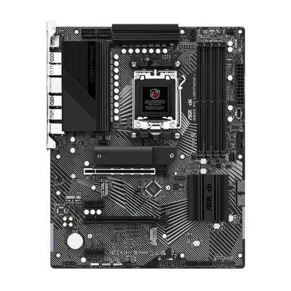 Asrock Atx Scheda Madre B650 Pg Light Ning Ddr5 Am5 Supporto Cpu 7950x 7900x 7700x 7600x
