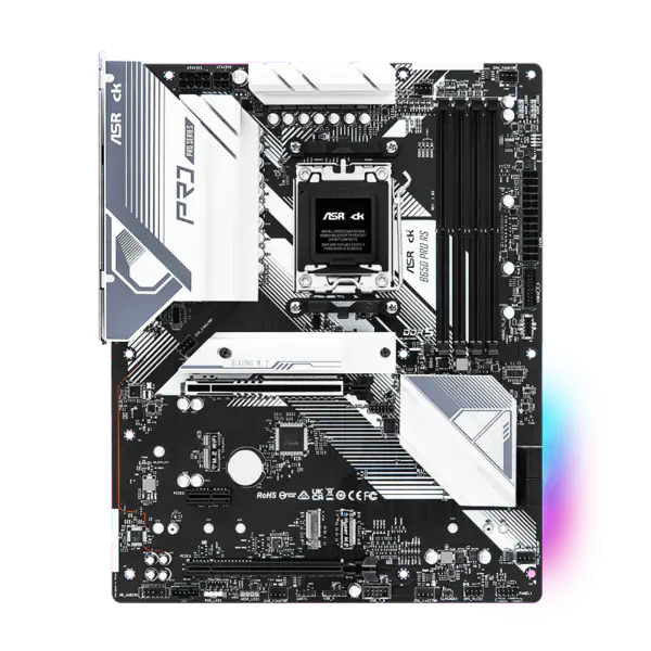 AsRock Atx Scheda Madre B650 Pro Rs Ddr5 Am5 Supporto Cpu 7950x 7900x 7700x 7600x
