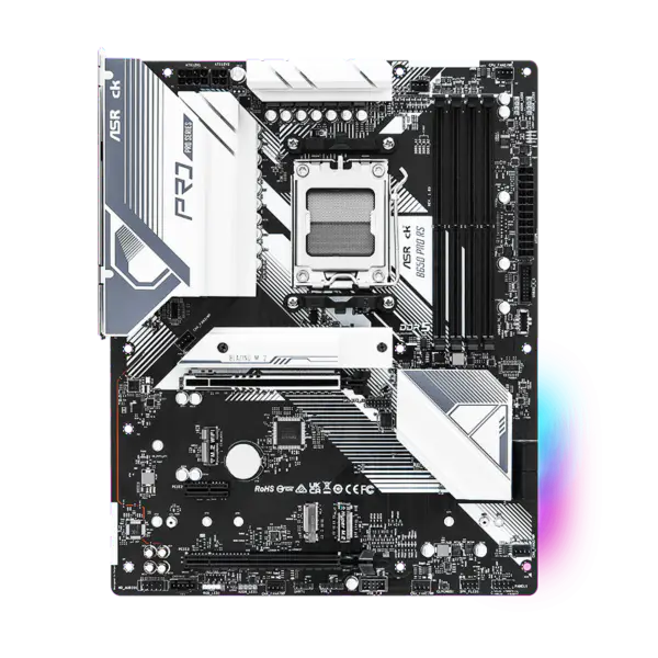 AsRock Atx Scheda Madre B650 Pro Rs Ddr5 Am5 Supporto Cpu 7950x 7900x 7700x 7600x