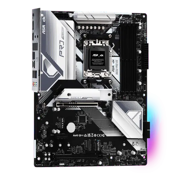 AsRock Atx Scheda Madre B650 Pro Rs Ddr5 Am5 Supporto Cpu 7950x 7900x 7700x 7600x