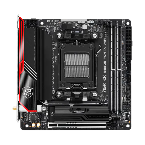 AsRock Itx Scheda Madre B650e Pg-itx Wifi Ddr5 Am5 Supporto Cpu 7950x 7900x 7700x 7600x