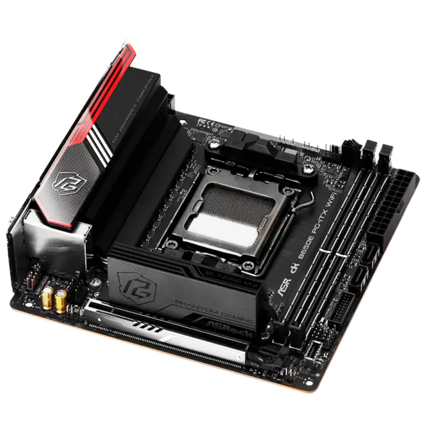 AsRock Itx Scheda Madre B650e Pg-itx Wifi Ddr5 Am5 Supporto Cpu 7950x 7900x 7700x 7600x