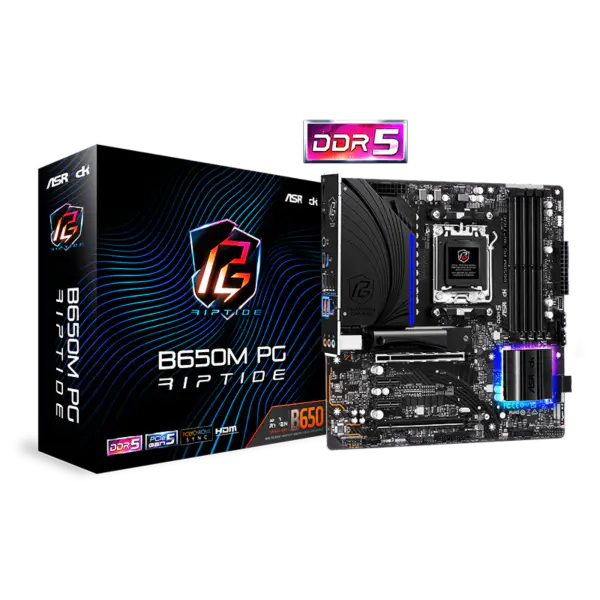 AsRock M-atx Scheda madre B650e Steel Legend Wifi Ddr5 Am5 Supporto Cpu 7950x 7900x 7700x 7600x