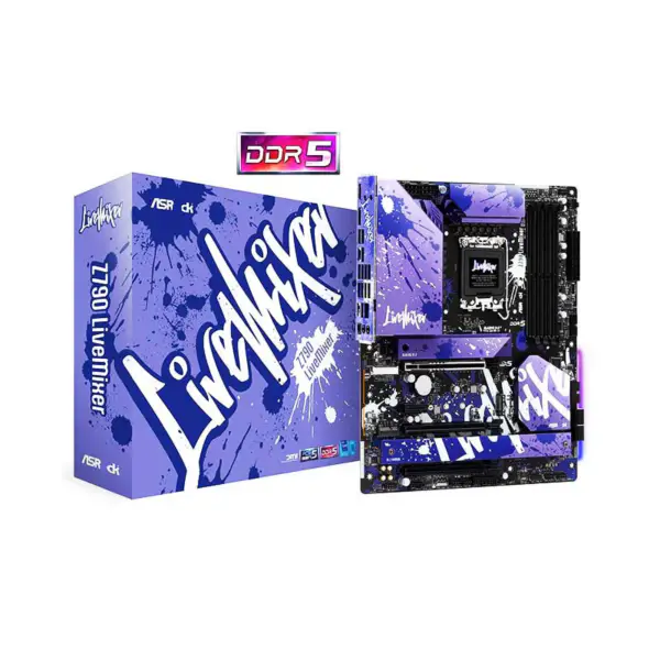 AsRock Scheda Madre Z790 Livemixer Ddr5 Atx Lga 1700 13th Gen Z790 Livemixer 13600k 13700k