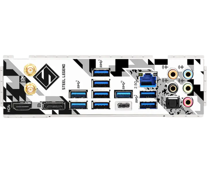 AsRock Scheda Madre Z790 Steel Legend Wifi6 Memoria Ddr5 Lga 1700 13th Gen Z790 Steel Legend Wifi6 13600k 13700k