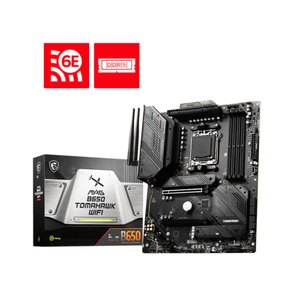 Ms Atx Scheda Madre Mag B650 Tomahawk Wifi Ddr5 Am5 Supporto Cpu 7950x 7900x 7700x 7600x B650