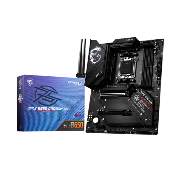 Ms Atx Scheda Madre Mpg B650 Carbon Wifi Ddr5 Am5 Supporto Cpu 7950x 7900x 7700x 7600x B650