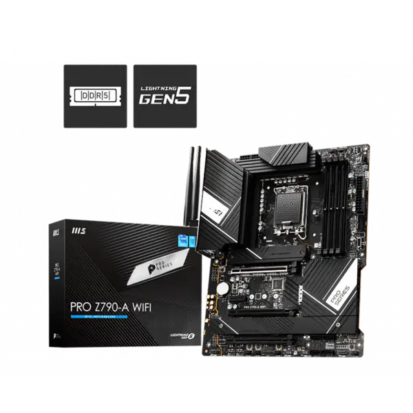 Scheda madre Ms Pro Z790-a Wifi Ddr5 Scheda madre Lga 1700 Cpu 13900k 13600kf 13700kf 13900kf