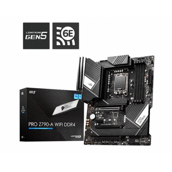 Ms Scheda Madre Pro Z790 Z790-a Wifi Ddr4 D4 Memoria Lga 1700 Intl 13th 12th Gen Z790-p 13900k 13600kf 13700kf 13900kf