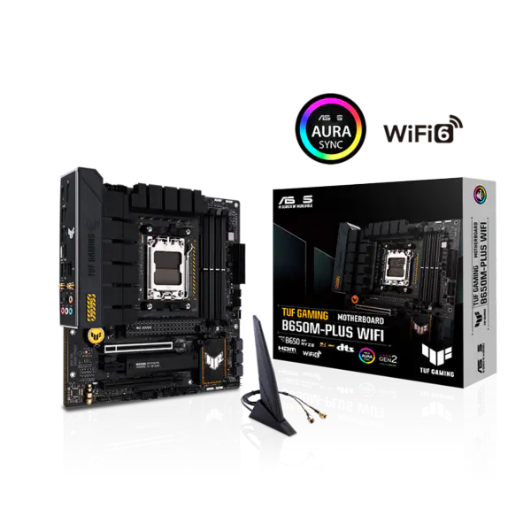 Asus Scheda madre Tuf Gaming B650m-plus Wifi Scheda madre Tuf Gaming B650m-plus Wifi Cpu 7700x 7600x Socket Am5