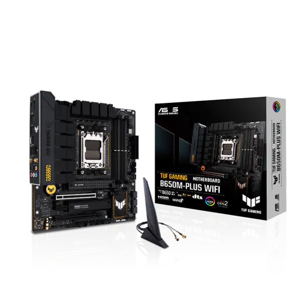 Asus Scheda madre Tuf Gaming B650m-plus Wifi Scheda madre Tuf Gaming B650m-plus Wifi Cpu 7700x 7600x Socket Am5