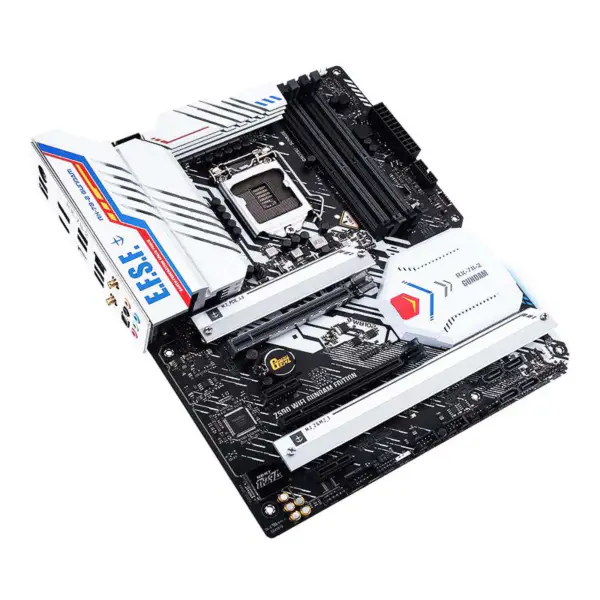 Asus Scheda Madre Z590 Memoria Processore 12700 2700kf Rog Strix Z590 Wifi Gundam Edition Ddr4
