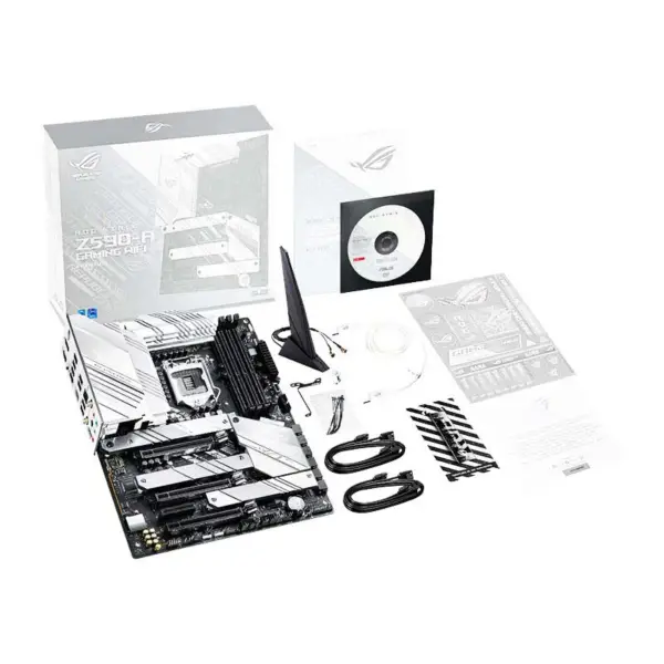 Asus Scheda Madre Z590 Memoria Ddr5 Cpu 12700 2700kf Rog Strix Z590-a Gaming 2 Wifi Ddr4