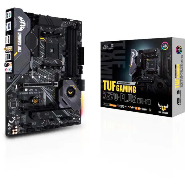 Asus Tuf Gaming X570-plus Wifi Ddr4 Argb Scheda Madre Supporto Processore 5800x 5900x 5950x X570-plus