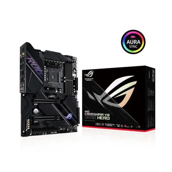 Asus Rog Crosshair Viii Dark Hero C8dh X570 Argb Scheda madre Processore di gioco Supporto 5800x 5900x 5950x