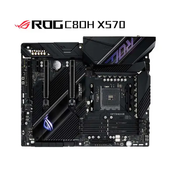 Asus Rog Crosshair Viii Dark Hero C8dh X570 Argb Scheda madre Processore di gioco Supporto 5800x 5900x 5950x