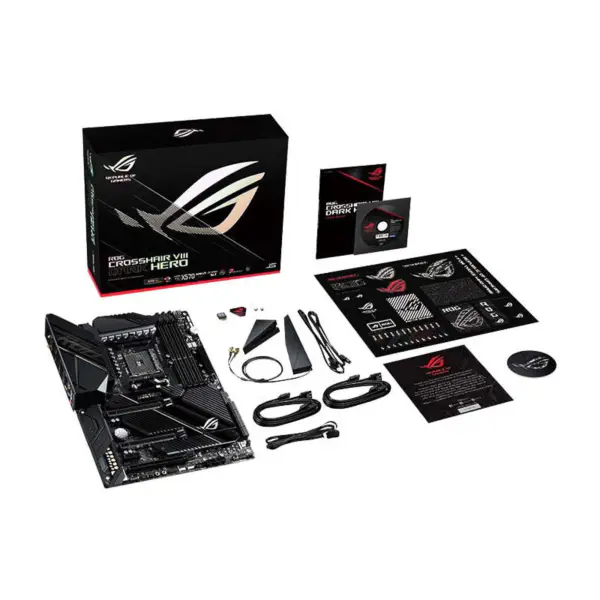 Asus Rog Crosshair Viii Dark Hero C8dh X570 Argb Scheda madre Processore di gioco Supporto 5800x 5900x 5950x