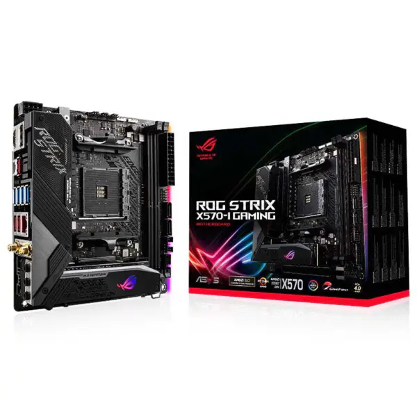 Asus Rog Strix X570-i Gaming Ddr4 Argb Scheda Madre Supporto Processore 5800x 5900x 5950x X570-i