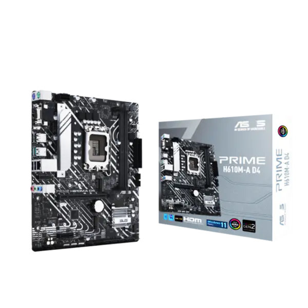 Asus H610 H610i H610m Schede madri Supporto I5 12400 Ssds M.2 Lga 1700 Scheda madre Prime H610m-a D4 Ddr4