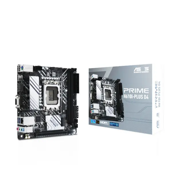 Asus H610 H610i H610m Scheda Madre Socketlga 1700 Scheda Madre Prime H610i-plus Ddr4