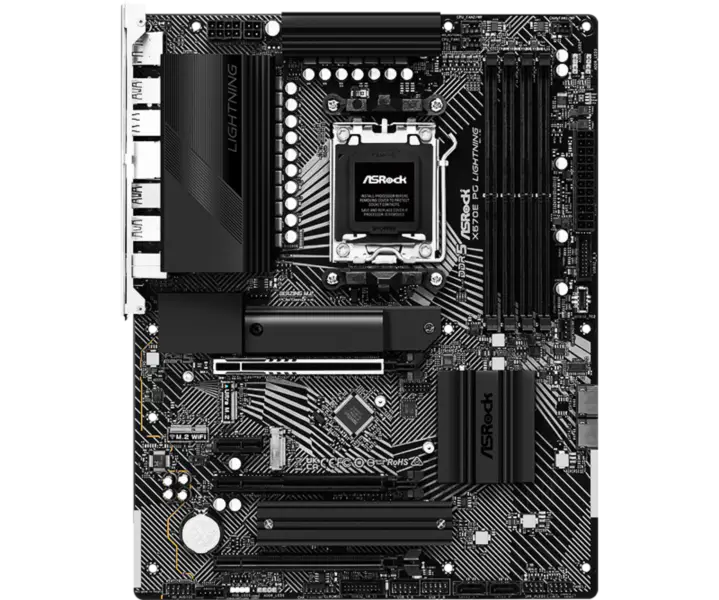 Asrock X670 X670e Schede madri Am5^5 Supporto processore serie 7000 Socket Am5 Scheda madre X670e Pg Lightning Ddr5 Am5