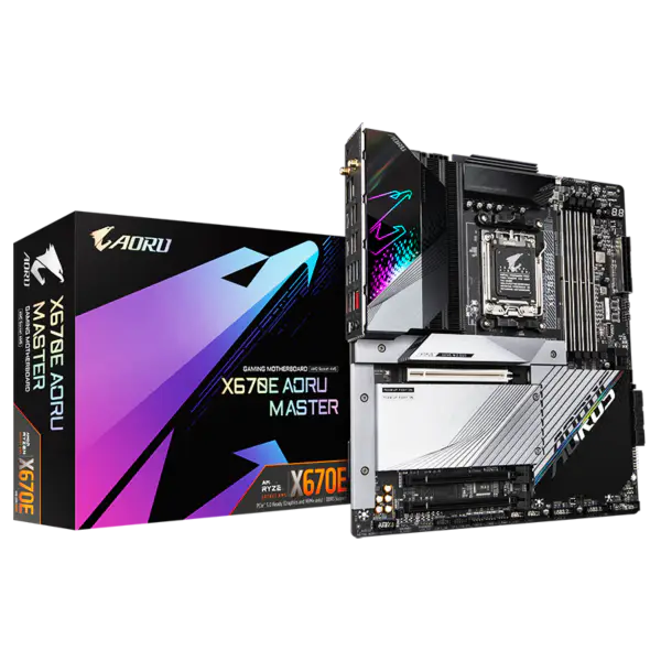 Ga X670e Aorus Master Scheda Madre Supporto Cpu Am5 7950x 7900x 7700x 7600x