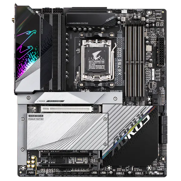 Ga X670e Aorus Master Scheda Madre Supporto Cpu Am5 7950x 7900x 7700x 7600x