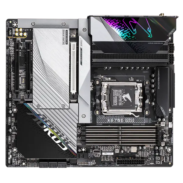 Ga X670e Aorus Master Scheda Madre Supporto Cpu Am5 7950x 7900x 7700x 7600x
