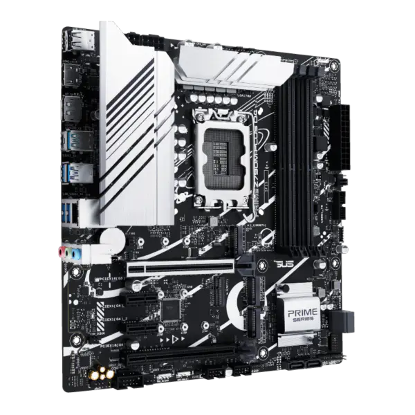 Asus Scheda Madre Prime Prime Z790m-plus D4 Memoria Ddr4 Lga 1700 Supporto Intl 13gen 12gen Prime Z790m-plus D4