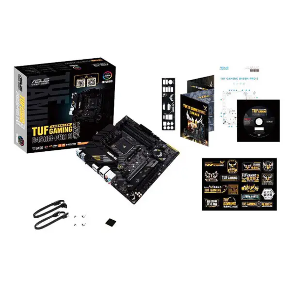 Asus Tuf Gaming B450m-pro S Heavy Gunner Scheda madre B450m Pro S Supporto Am4