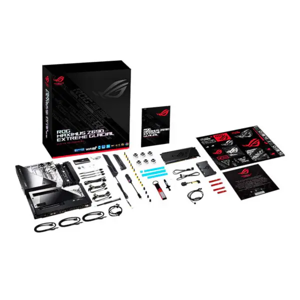 Asus Rog Maximus Z690 Extreme Glacial Scheda Madre Supporta Memoria D5 Cpu 12900k Intl Z690 Lga1700 Asus Scheda Madre