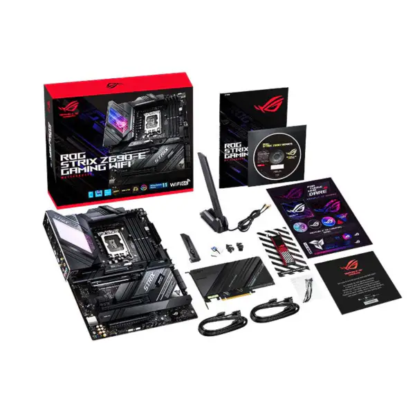 Asus Rog Strix Z690-e Gaming Wifi Scheda Madre Ddr5 Cpu 12900k 12700k Intl Z690 Lga1700 Asus Z690-e