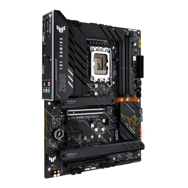 Asus Tuf Gaming Z690-plus D4 Scheda Madre Memoria Ddr4 Cpu 12700 12700kf 14+1dr.mos Psu
