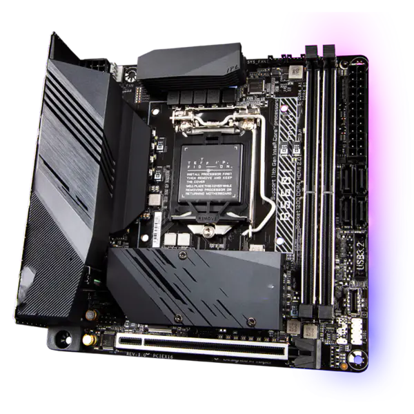 Ga B560 Scheda Madre B560i Aorus Pro Ax Supporta 11700f11600kf10400f Intl B560 Lga 1200 Scheda Madre Con Processore